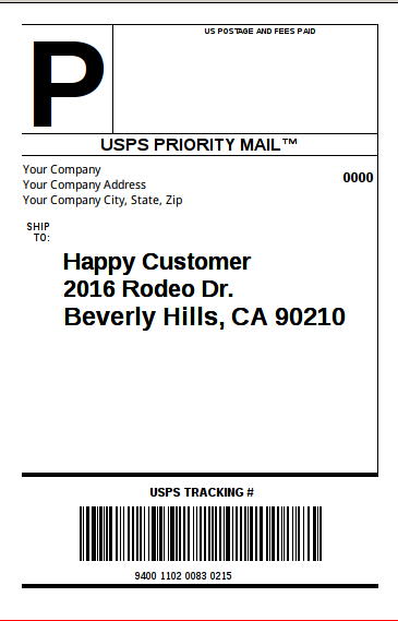 custom shipping labels